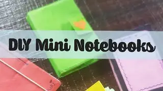 DIY Mini Notebooks//with one sheet of paper ~ Cut & Paste