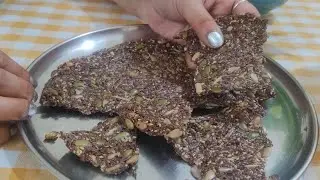 High Protein seeds crackers | Sugar  free seeds crackers 😋| Healthy Recipe |