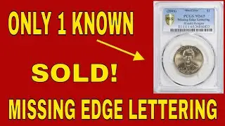 Presidential Dollar error coin sold for good money! Rare error coins to look for!!