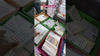 Bindi Wholesale Market Mumbai Malad #bindi #trending