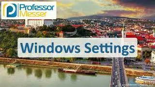 Параметры Windows - CompTIA A+ 220-1102 - 1.5