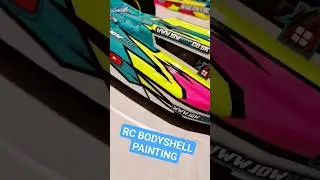 RC Car Body Shell Painting! Airbrush #rcpainting #rccars