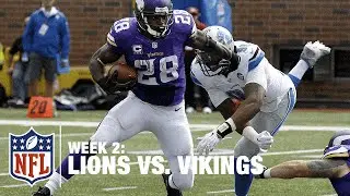 Adrian Peterson Highlights (Week 2) | Lions vs. Vikings | NFL