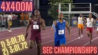 Men's 4x400m Epic Finish | SEC Outdoor T&F Championships | May 15, 2021