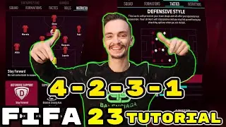 FIFA 23 - THE MOST OVERPOWERED FORMATION 4-2-3-1 NARROW TUTORIAL - BEST TACTICS & INSTRUCTIONS