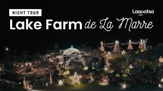 Lake Farm de la Marre 4k Night Walk Tour