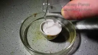 Реакция оксида кальция с водой | CaO + H2O = Ca(OH)2
