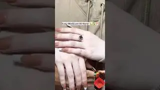 Very Easy Hand Cleaning Tips | Medicure At Home 🏡🏠 #shorts #skincare #beautytips #beauty #viral