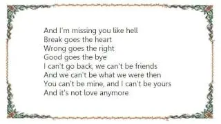 Kelly Clarkson - Good Goes the Bye Lyrics