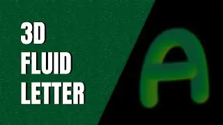How to Make 3D Fluid Letter Using Adobe Photoshop
