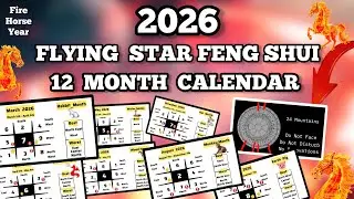 Фэн-шуй 2026 ✨Летящие звезды на все 12 месяцев