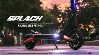 SPLACH:Ultra-Smooth Suspension Hot Hatch E-Scooter