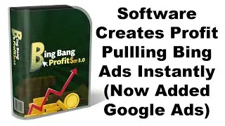 Bing Bang Profits RELOADED Review Demo Bonus - Software Creates Profit Pulling Bing Ads Instantly