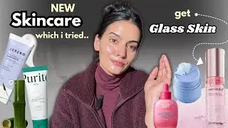 I Tried Viral Skincare Products | viral korean skincare products | best skincare products in india