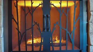 🔥 Peaceful Fireplace Ambience  Relaxing Crackling Fire  Estes Park Resort 🔥