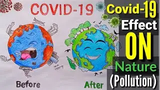 Coronavirus (Covid-19) drawing || Before and After scene of Covid-19 || Drawing || DEVA Drawing [DD]