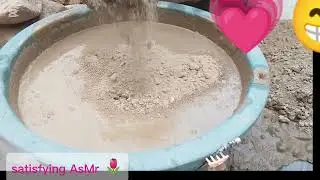 ASMR therapy Mud dirt clay pastplay water crumbling video on request @Artified-w8s #clay #pastplay
