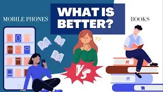 BOOKS VS MOBILE PHONES!! - 📚📲What do you think is better??