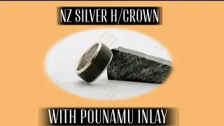 New Zealand Silver Half Crown inlayed with Pounamu making it's way to the US