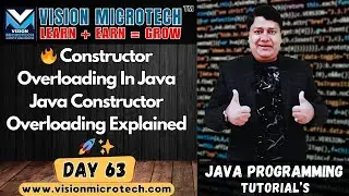 🔥 Constructor Overloading In Java | Java Constructor Overloading Explained 🚀 ✨