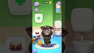 Tom Reaction 😂🤯 #mytalkingtom #talkingtom #tom #funny #ytshorts