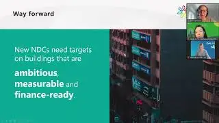 From targets to action: NDCs driving sustainable building solutions (COP28)