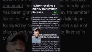 Twitter Receives 3 Money Transmitter Licenses