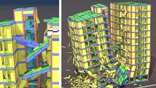 Lightning Hit Collapse, 11-Story Building Simulation, Prime Trust Heights, Moulivakkam, Chennai