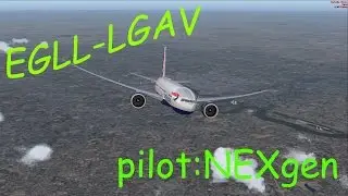 [FSX]Heathrow - Athens | PMDG777-200LR | EGLL-LGAV |