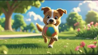 Puppies and the Ball 🐶 | Counting Song for Kids | Learn Numbers 1 to 10 | Little Star Songs
