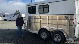 C&B Maverick Deluxe 2 Horse Trailer