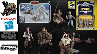Hasbro 2020 SDCC Star Wars The Black Series & Vintage Collection Figure Overview | By FLYGUY