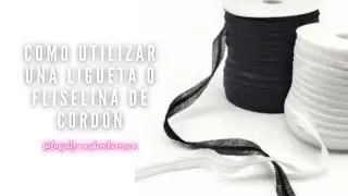 C&Oacute;MO UTILIZAR UNA TIRA DE LIGUETA O FLISELINA