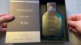 ASMR TUMI AWAKEN [08:00 GMT] Cologne Unboxing