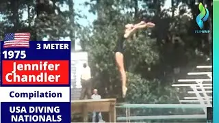 1975 Jennifer Chandler USA - Womens USA Diving 3 meter - Outdoor Nationals