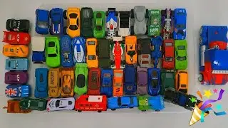 Satisfying Toy Car Collection | Colorful Cars Unboxing & Display 🤩😂