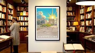 Montpellier Arc de Triomphe on a striking sunny day -  Paris Left Bank Bookshop Film