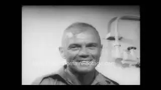 John Glenn Orbits Earth followed by Scott Carpenter and Walter Marty Schirra Jr. 1962  newsreel