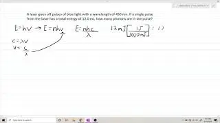Number of Photons in a Pulse