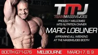 Marc Lobliner Is COMING! | MassiveJoes.com | FitX 2014 Team MassiveJoes Stand Booth