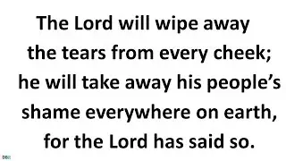 01 December 2021 Catholic Mass Daily Bible Reading