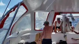 Catamaran Tamamsa trip from Grand Baie to Flat Island