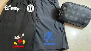 🔥 Disney x Lululemon FIRST LOOK 👀 Shorts & Belt Bag Unboxing!