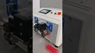 Automatic Dual Wires Cutting Stripping Machine  #wireharness #wiremachinery #wirestrippingmachine