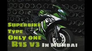 Best R15v3 Modified in Mumbai🔥😍| Throttle Jockey | Stickering | CrDecalsDesign | R15v3 Wrap