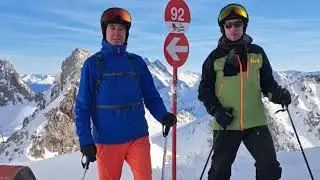 De 6e skidag in St. Anton am Arlberg 