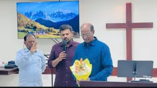 David Sadanada farewell at Karnataka Congregation Kuwait 
