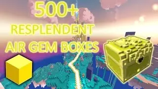UNBOXING 500+ RESPLENDENT AIR GEM BOXES! | Trove