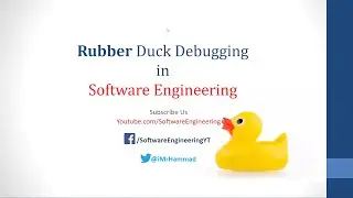 Rubber Duck Debugging in Software testing