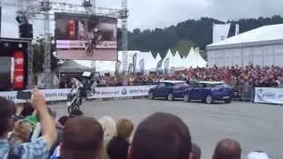 BMW Motorrad Days 2013 Chris Pfeiffer stunts with 1200 GS (LC)